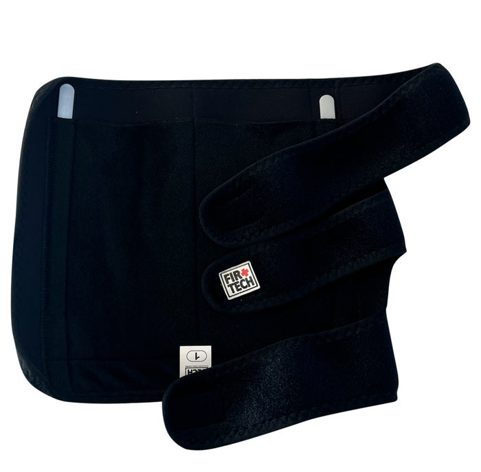 Infrarød benstøtte med varme- og kuldepakke